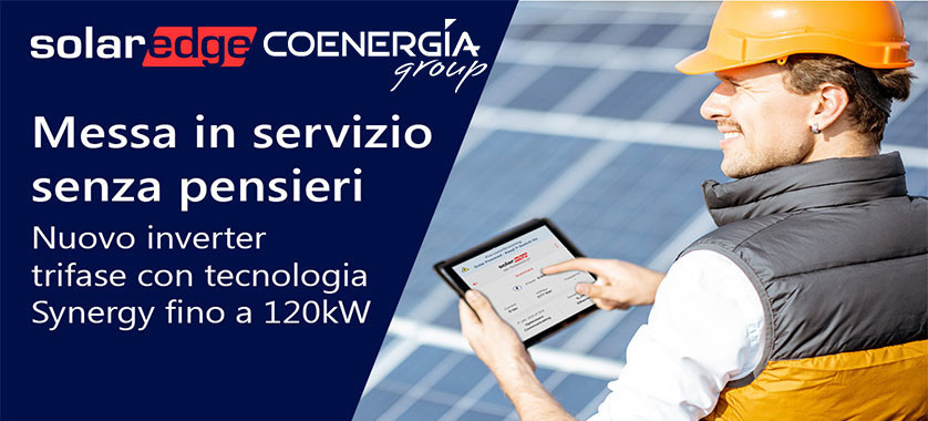 Nuovo Inverter Trifase con tecnologia Synergy di SolarEdge