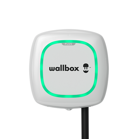 Wallbox Pulsar caricatore per auto elettriche con una potenza di carica fino a 7,4 kW Connettività Bluetooth. connettore di tipo 2 cavo da 5 m 