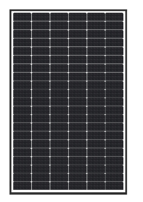 Pannello Solare Fotovoltaico Trienergia 126 mezze-celle MWT STAR