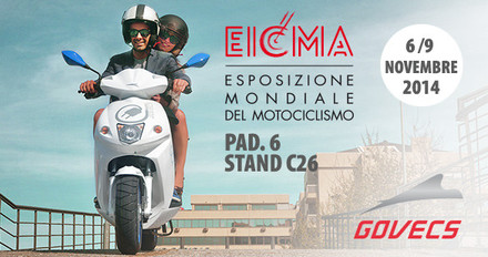 Coenergia EICMA 2014 Milano Fiera Scooter Elettrici Govecs