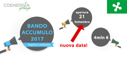 Bando Storage Lombardia 2017